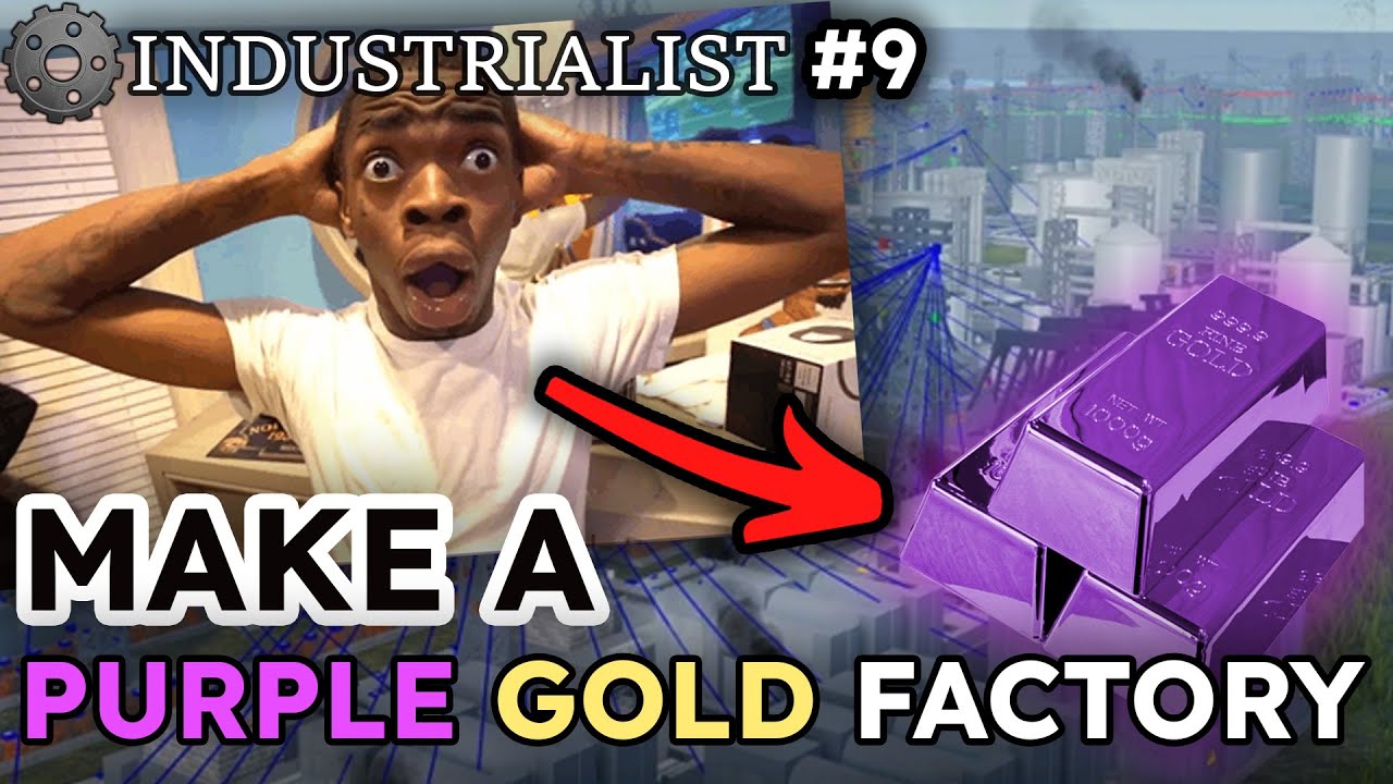 Make a PURPLE gold factory on ROBLOX!  | Industrialist