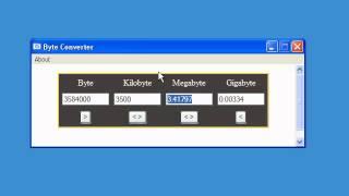Byte Converter - a first look screenshot 1