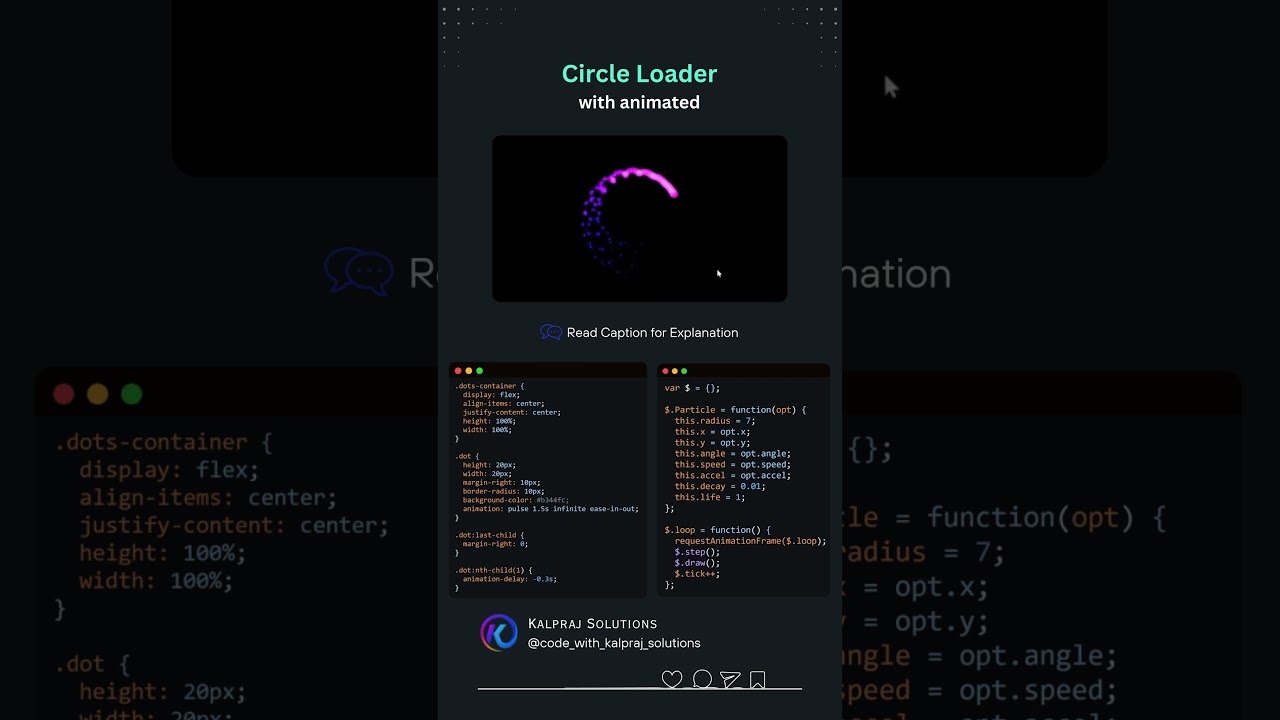 Boost Your Site’s UI with This Simple Circle Loader Animation! ✨ 