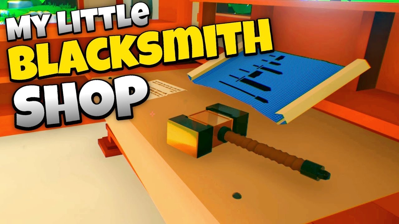 Playing A new game Called (My Little BlackSmith Shop!!) Part 1