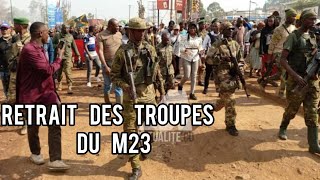 Le retrait des troupes du M23 au Sud Kivu