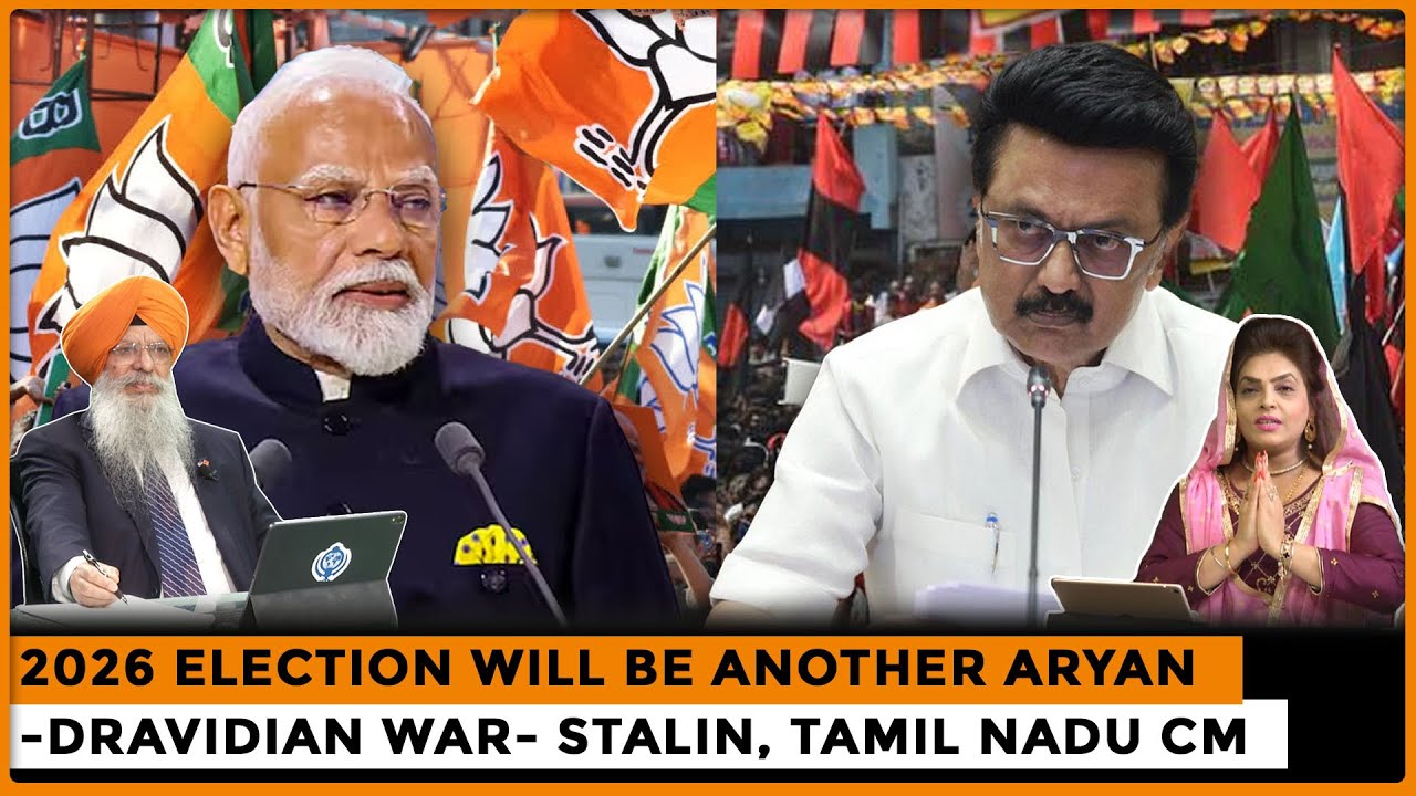 2026 Election Will be Another Aryan-Dravidian War- Stalin, Tamil Nadu CM | Dr. Amarjit Singh