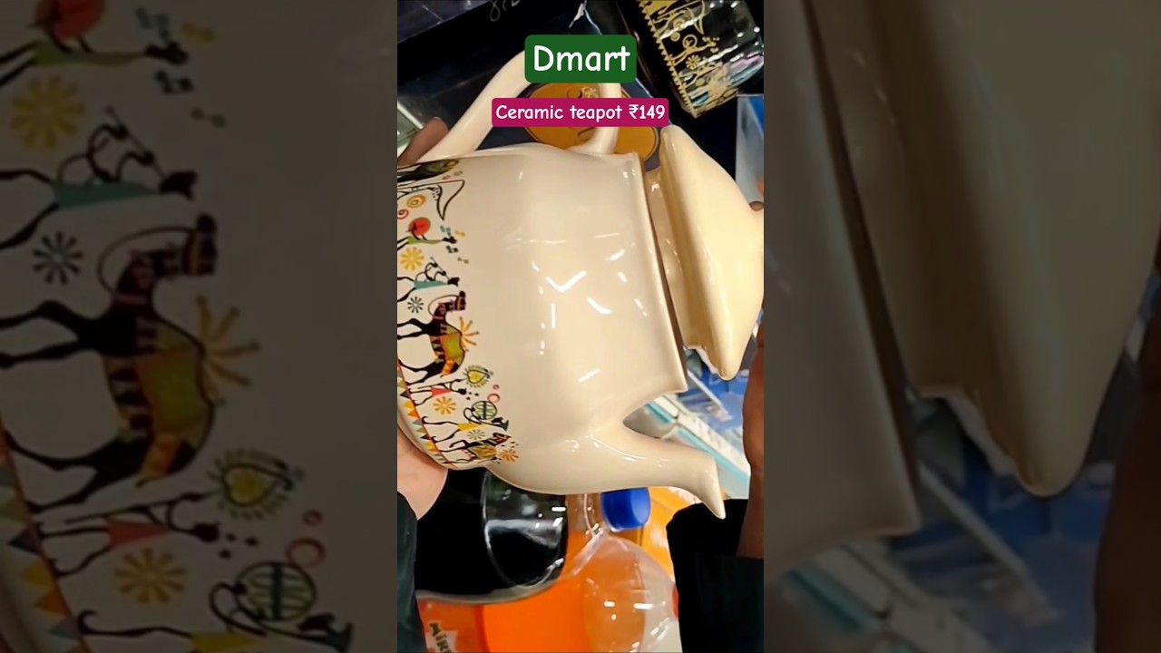 Dmart 🤩 Ceramic Teapot ₹149 