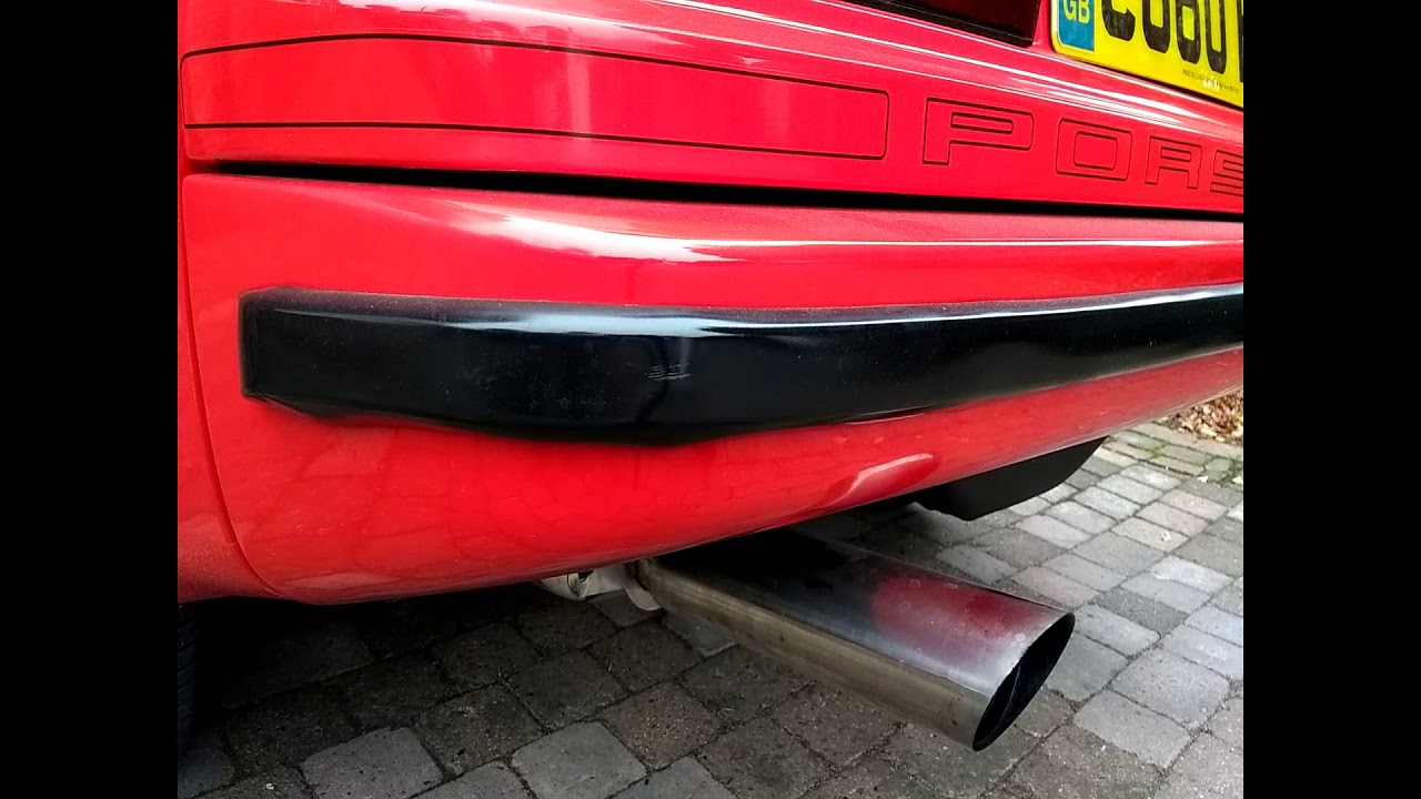 Dansk Exhaust sound on Porsche 944 Noise of Full 2 part Dansk