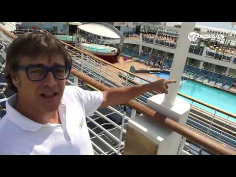 Video: Cubiertas al aire libre del crucero Oasis of the Seas