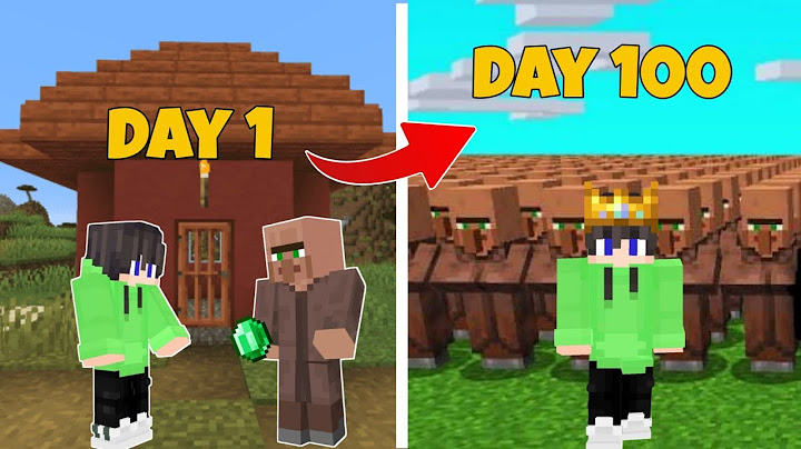 قضيت 100 يوم لبناء جيش كامل من القرويين في ماين كرافت ! #1