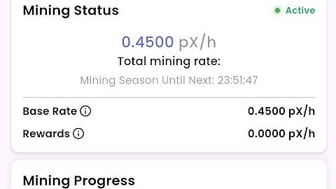 Start mining PX network airdrop - New digital currency