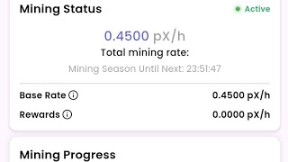 Start mining PX network airdrop - New digital currency