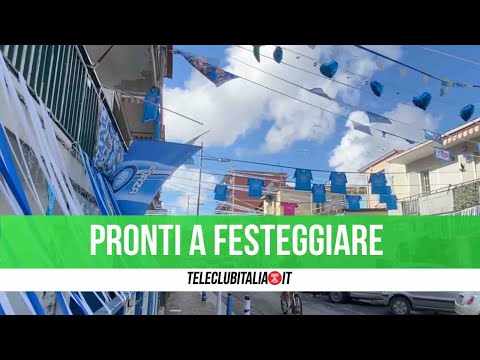 Festa scudetto, Mugnano si tinge già d'azzurro