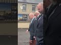 Jamie Bryson, Alastair Power and Nigel Dawson arrive for talks with Secretary of State