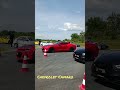 Drag Race à Lurcy-Lévis entre une Audi S3 et Chevrolet Camaro.