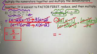 Week 6 Day 1 Notes   Multpilying & Dividing Rational Expressions
