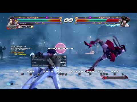 Claudio b+4,1 2nd Hit Only Counterhit Combo 60 Damage Version 5 Tekken 7 20221213010329