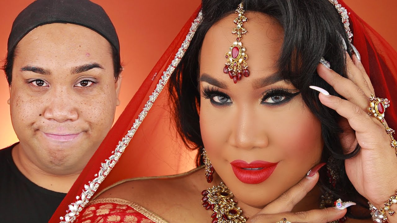 indian bridal wedding makeup tutorial | patrickstarrr - youtube