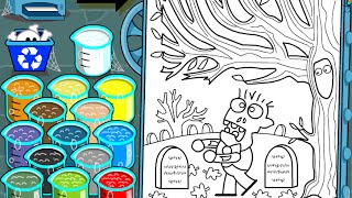 Zombie Coloring Pages for Kids - Zombie Coloring Pages screenshot 3