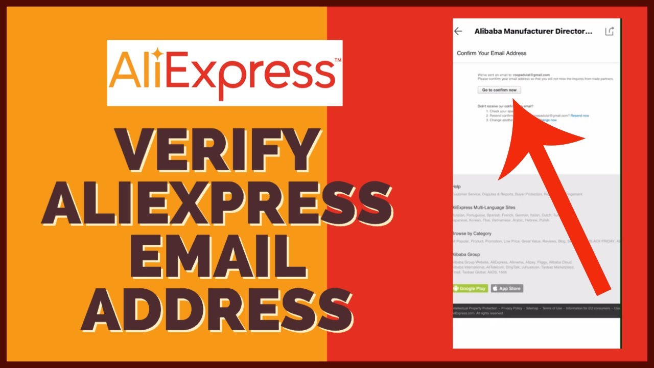 How to Verify Your AliExpress Email Address 2023? YouTube
