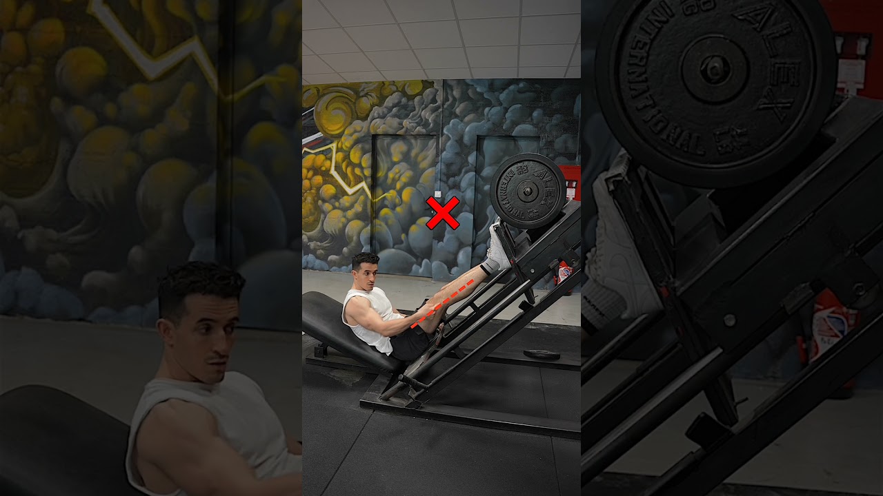 Leg press tutorial !! 😱😱