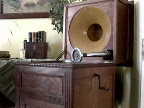 Phonograph Cabinet Phrynis 1912 100rpm Aspir 1909 La Grange