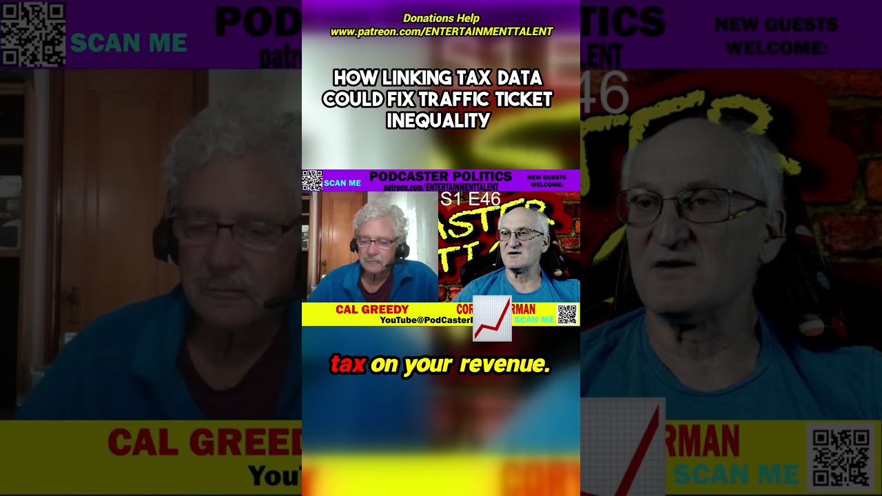 💸 How Linking Tax Data Could Fix Traffic Ticket Inequality 🚦 | PodCasterPolitics