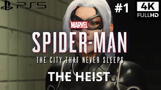 SPIDER-MAN PS5 The Heist Black Cat Gameplay Walkthrough FULL GAME PART 1 [4K 60FPS] - No Commentary