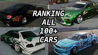 Ranking ALL 100+ Cars In CarX Drift Racing! (2024)