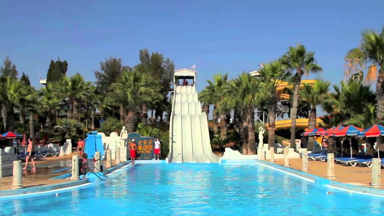 WaterWorld Themed WaterPark Ayia Napa Cyprus YouTube