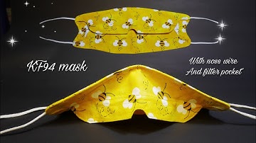 KF94 mask making ideas|🔥🔥new style pattern with filter pocket|diy tutorial|Maejam maaja