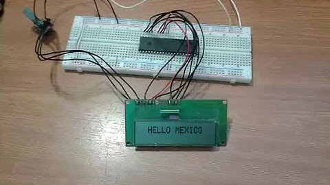 PICC - PIC16F887 + LCD Display