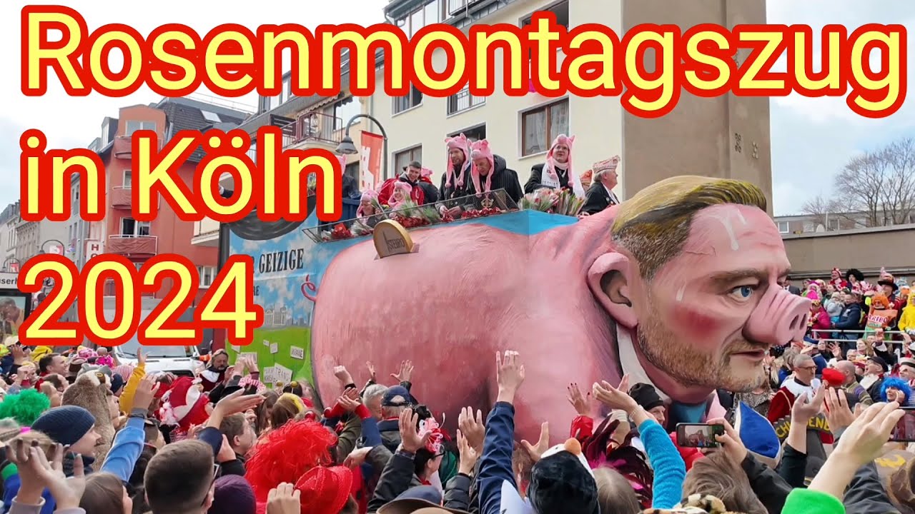 Köln: Rosenmontagszug 2024 - Karneval in der Südstadt, gefilmt mit DJI Osmo Pocket 3