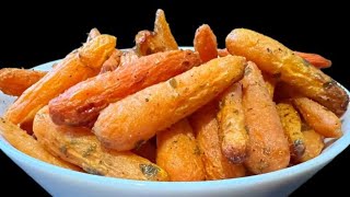 PERFECT AIR FRYER CARROTS RECIPE I  How to cook Roasted Carrots in air fryer