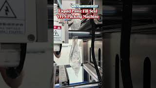 Sauce packing machine. #machine #saucepackagingmachine #sauce #ketchup #fillingmachine #factory