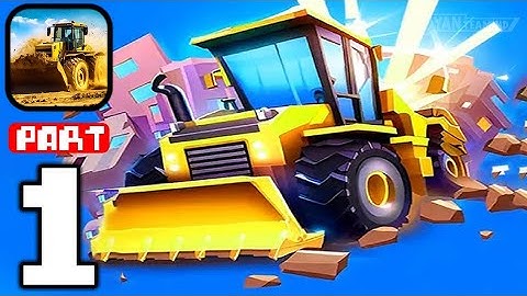 Dozer Demolish: City Tear Down - Gameplay Walkthrough Part 1 My City Cleanup (iOS,Android)