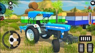 New Holland 🚜 cultivator🚜 Indian Tractor Simulator 2 Village Driving 🚜 | Tractor Simulator Game 21 screenshot 2