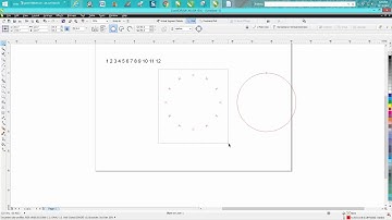 Corel Draw Tips & Tricks Clock Face with Numbers part 4 the best way