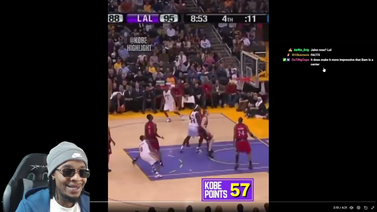 FlightReacts To Kobe Bryants 81 Point Game Then Compares Between Bams 83 Points!