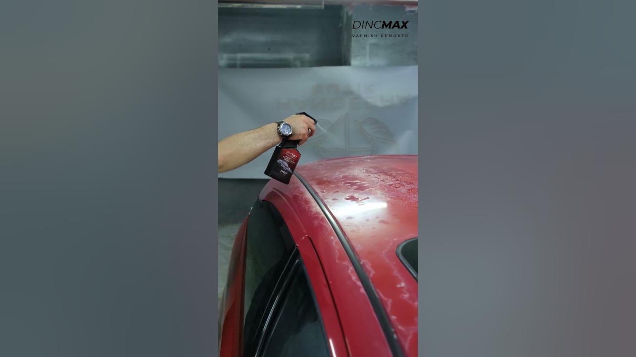 Dincmax Varnish Remover Spray Before/After Video