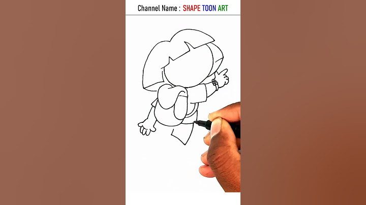 Dora drawing easy for kids - #shorts #dora #doratheexplorer #cartoon #kids #easy #art #artforkids