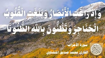 033 محمد صديق المنشاوي - سورة الأحزاب