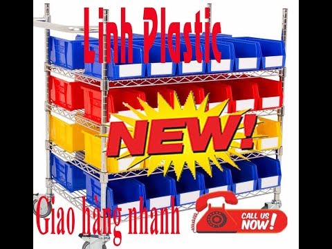 Video Hộp nhựa đựng linh kiện điện tử, kệ đựng ốc vít,phụ... - youtube