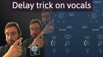 Adding delay on vocals. Why delay automation matters