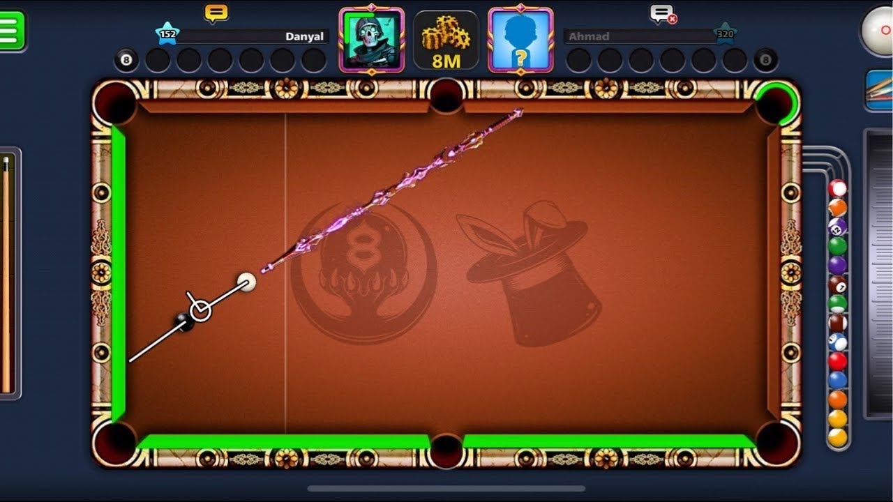 TRICKY EPIC SHOTS IN 8BALL TABLE LIVE