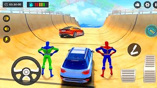 Superhero GT Car Stunts Racing 3D - Impossible Car Stunts Racing Tracks 3D - Android GamePlay #2 screenshot 4