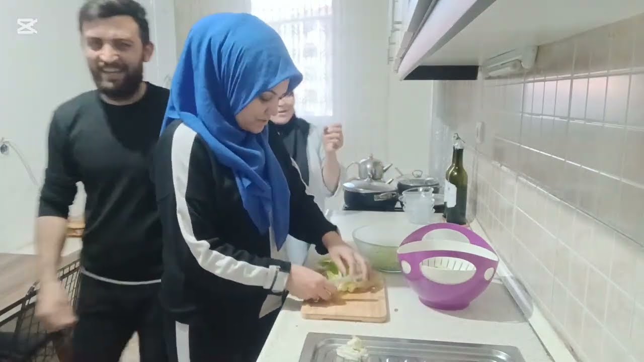 ÖZLEM ABLAMLA İFTAR HAZIRLIĞI | SONRASINDA ÇAY KEYFİ YAPTIK AİLECEK 