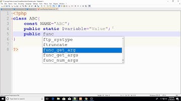 Oop in PHP Scope Resolution Operator