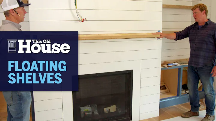 How to Install Floating Shelves and Mantel | This ...