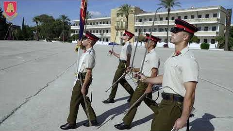 Officer Cadets INTAKE 221 Sword Drill