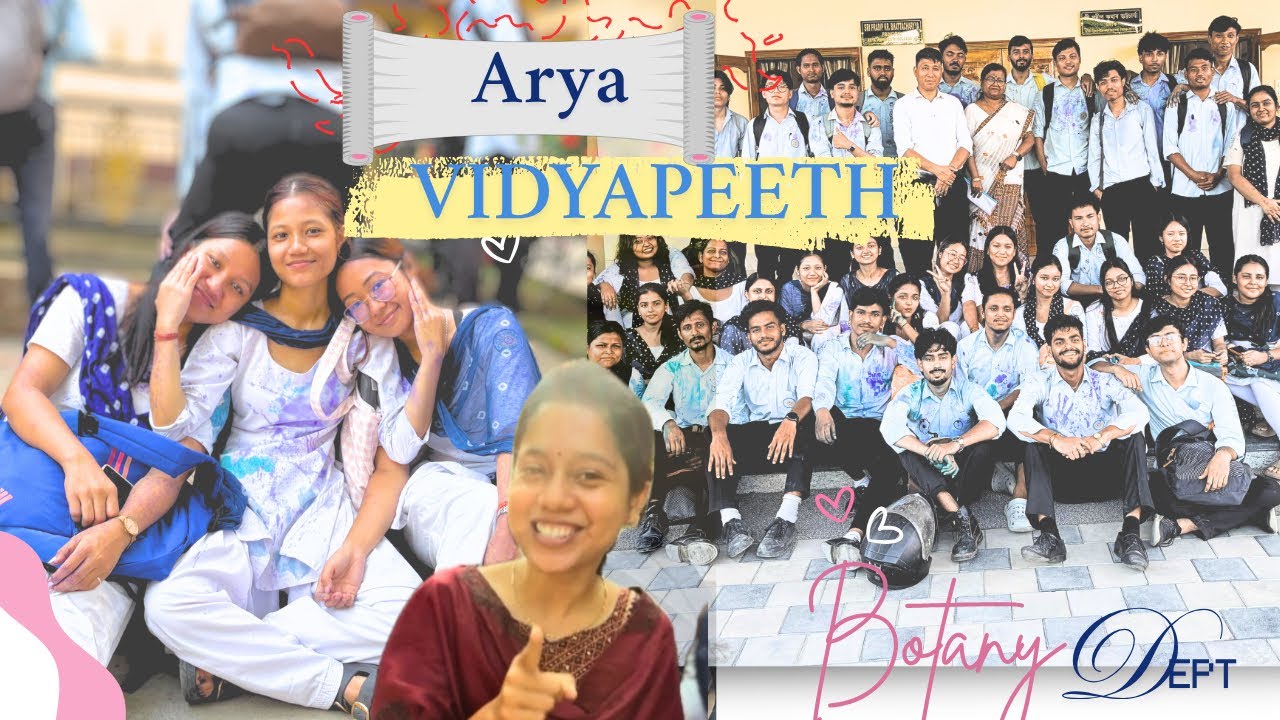 My 3 years in this family has came to an end❤️‍🩹| Arya vidyapeeth college | 2022-2025~bot dept.💚