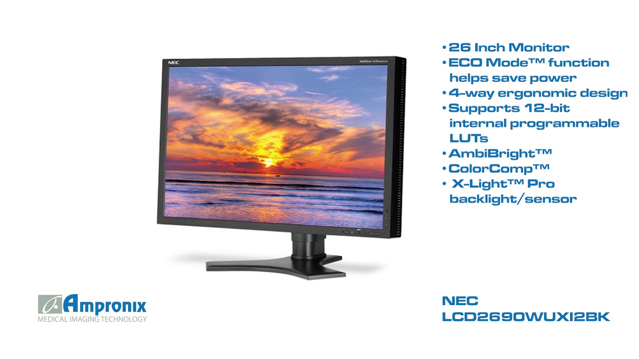 NEC LCD2690WUXi2 BK Display Monitor Screen Sales | Service | Repair |  Exchange | Replacement