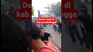 Demo Bubarkan Dpr Di Kabpurbalingga Jawa Tengah Ricuh viral reels beritaterkini viral