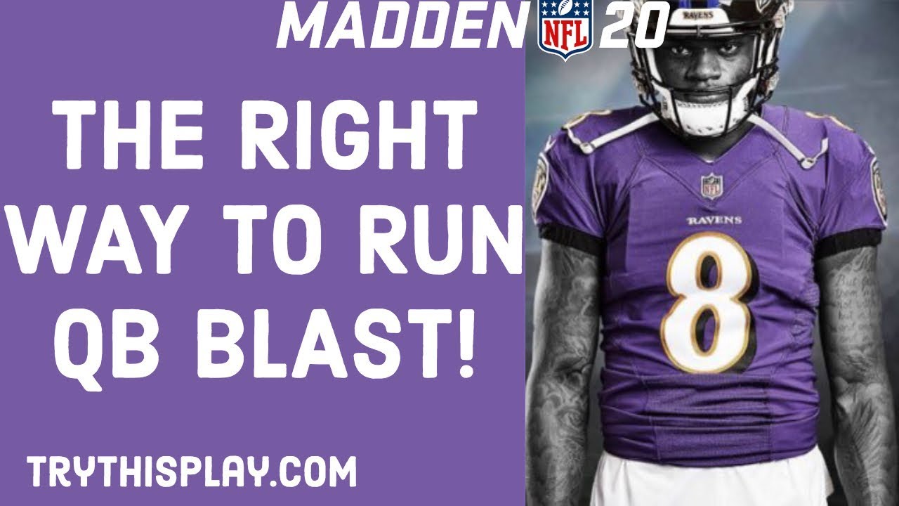 Best Madden 20 Money Run play! Get Easy Yard!